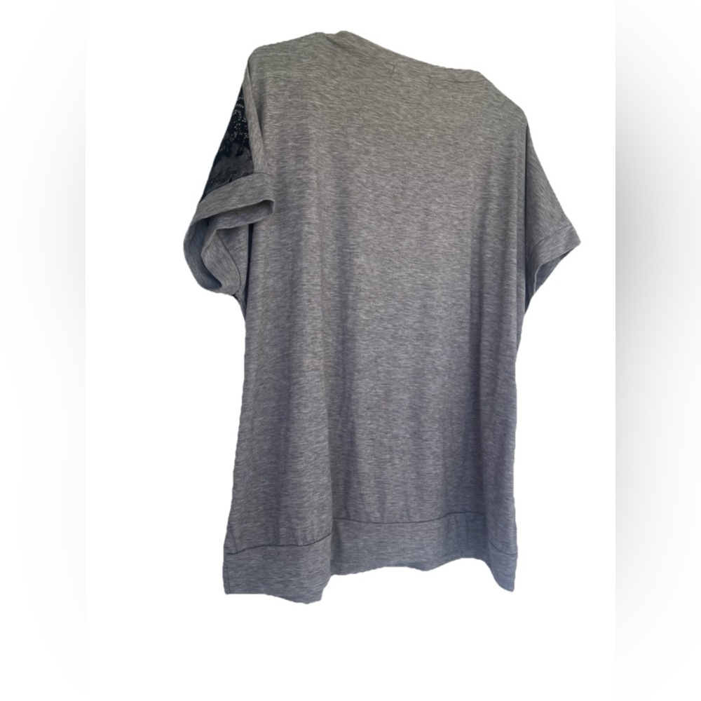 Gray with Black Lace Shirt - Picture 7 of 8